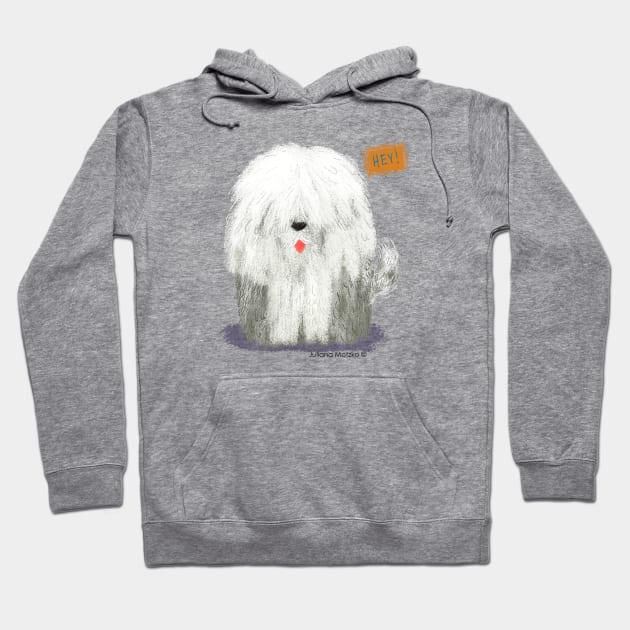 Old English Sheepdog Hoodie by julianamotzko